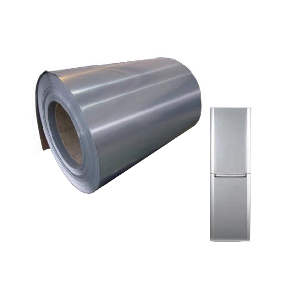 VCM Metal Sheet for Refrigerator Door Zinc Sheet Metal PVC Pet Film Laminated Steel Coil