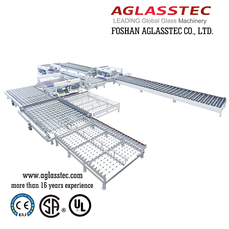 Straight Line Glass Four Sides Rough Grinding Processing Machine for Curtain Wall Glass