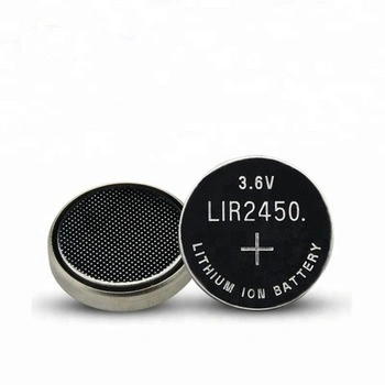 Lir2450 3.6V 125mAh Lithium Button Cell