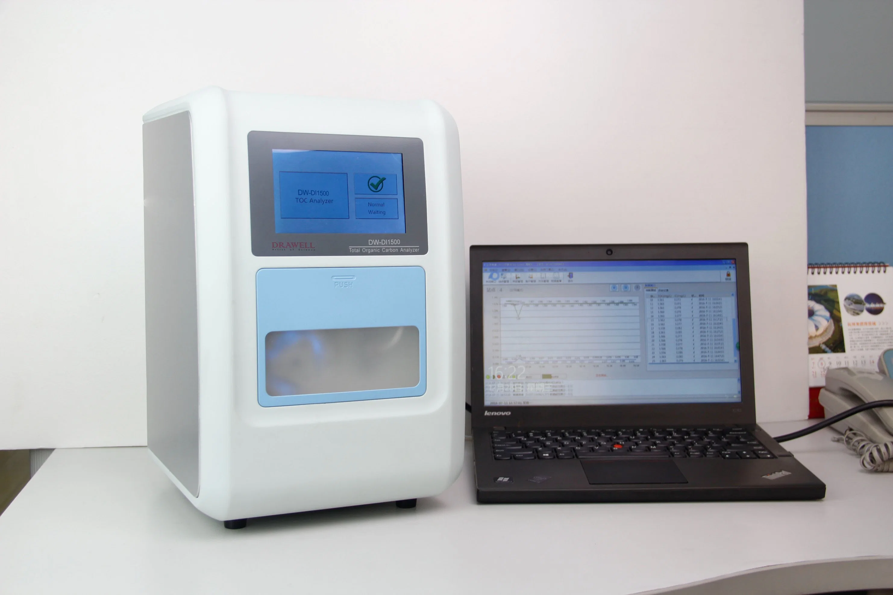 Dw-Di1500 Pharmaceutical Factory Water Quality Analysis Water Detector Water Treatment Toc Analyzer (Off Line)