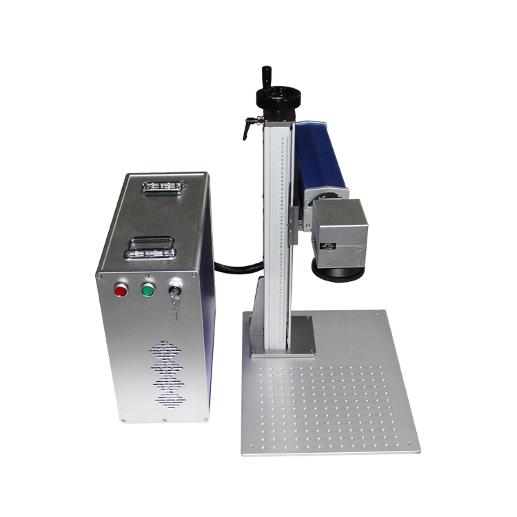 Technical Guidance Machine Ring Name Writing Raycus Fiber Laser Marking Machine with Rotary