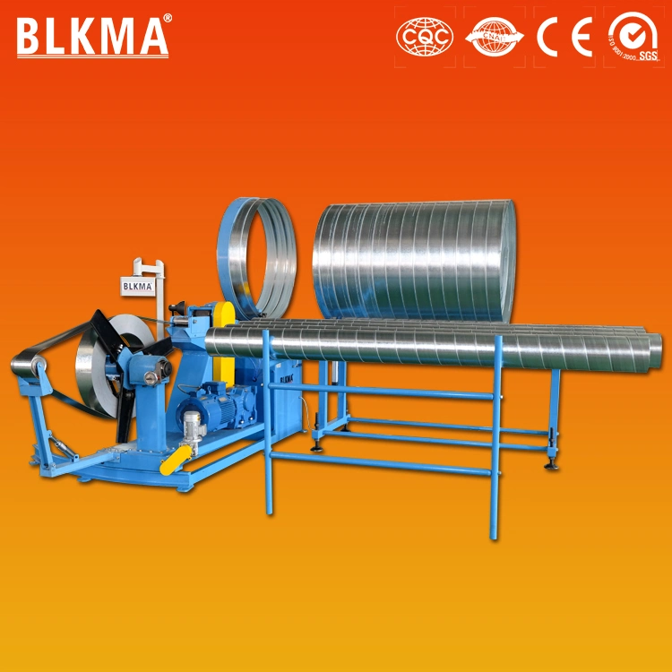 Round Duct Fabrication Machine, HVAC Equipment spiral Duct Forming Machine