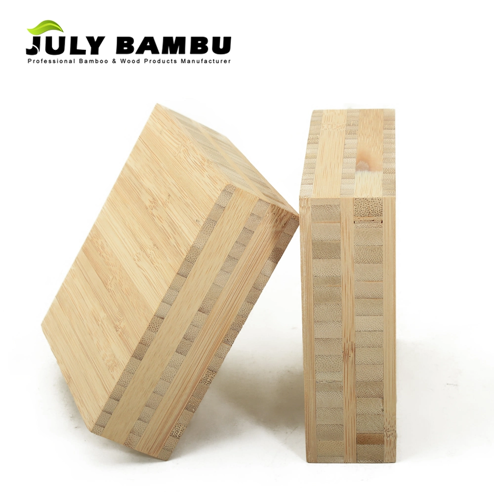 40mm Carbonized Vertical Bamboo Woven Plywood / Panel for Solid Wood Table Top