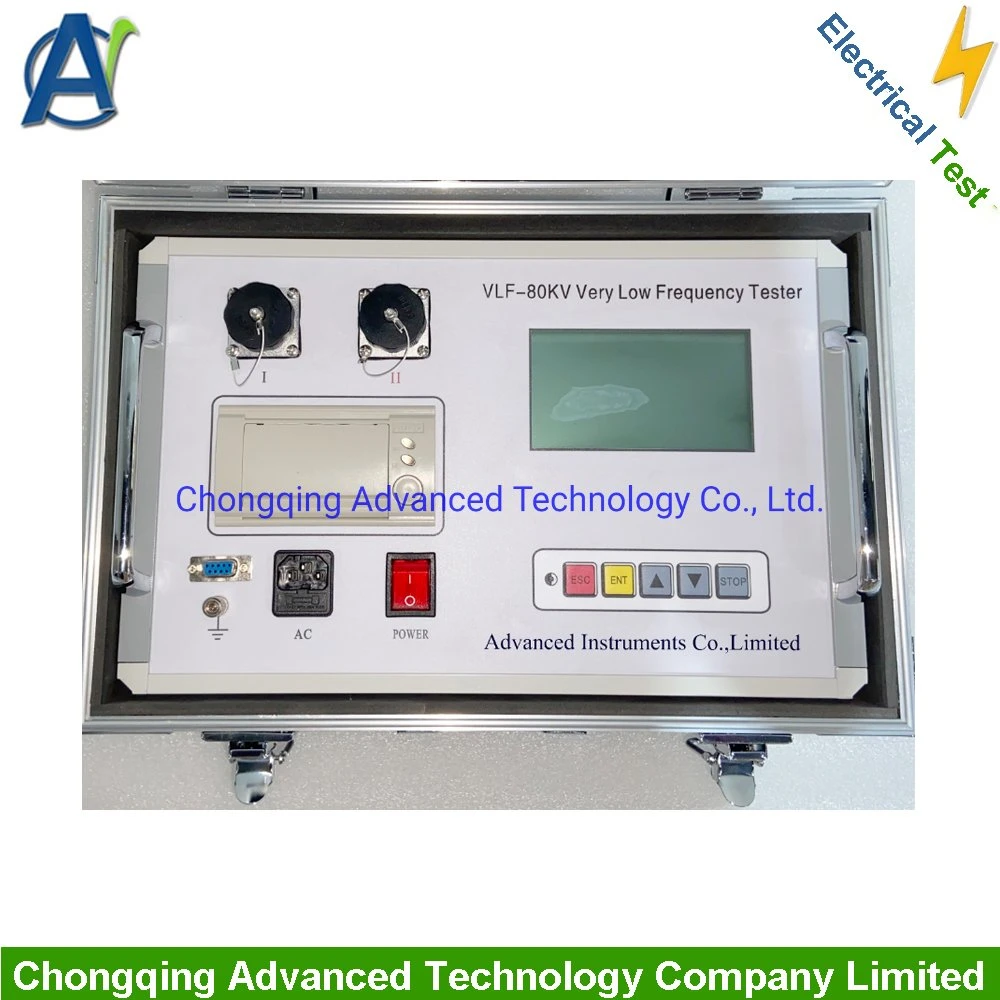 Vlf 80kv Very Low Frequency AC Hipot Test Equipment for Cable Withstand Voltage Testing