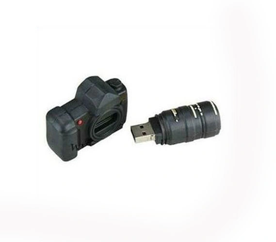 Soft Rubber Camera USB Flash Drive