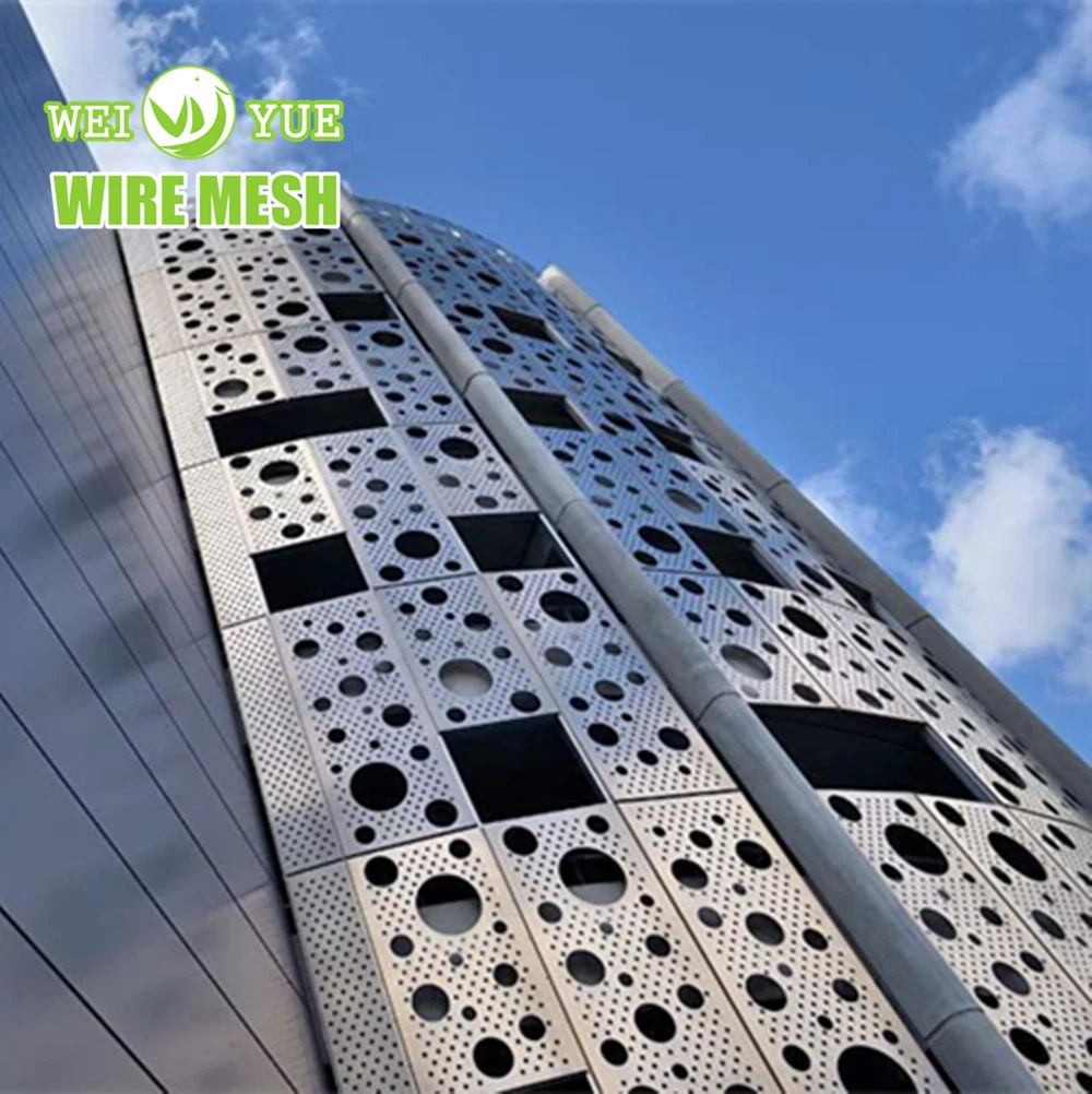 High quality/High cost performance  Stainless Steel Perforated Metal Sheet for Architectural Building Decoration Perforated Metal Mesh