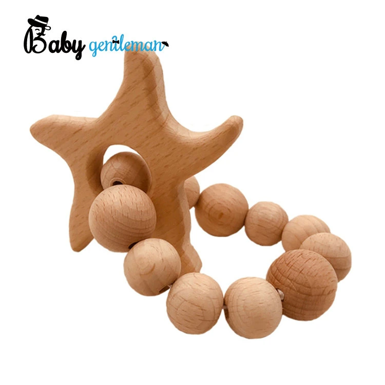 Best Design Lovely Animal Wooden Baby Chew Toys with Low Price Z08183K