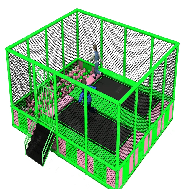 Trampoline de saut sur le terrain de jeu intérieur pour adultes et enfants de haute qualité (TY-20190429-1)