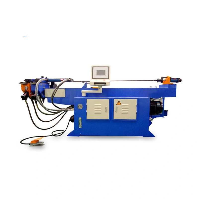 China Semi Auto Hydraulic Electric Pipe Bending Machine Punching Machine