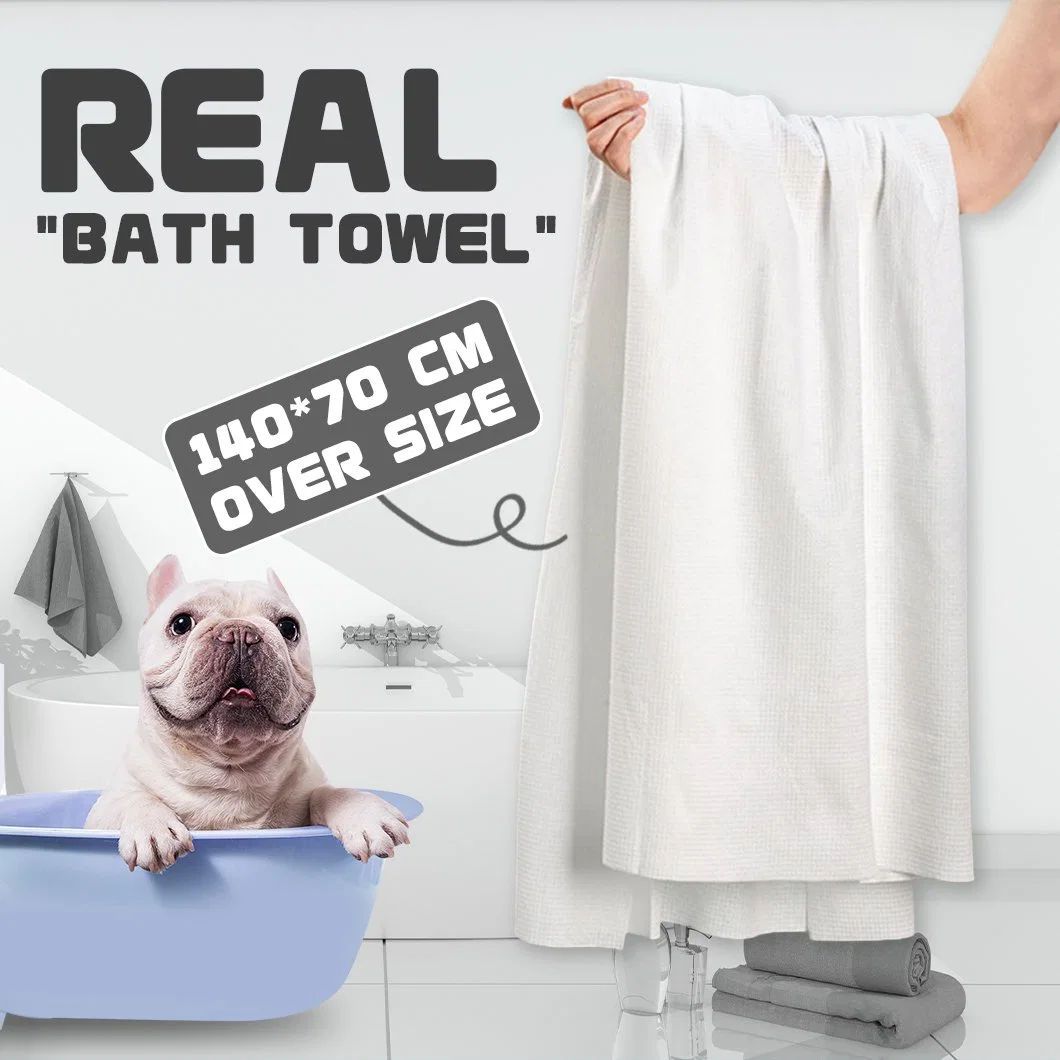 Pet Disposable Cleansing Towel Infused Soap Non-Woven Biodegradable Pet Wipes Compressed Towel for Dogs and Cats