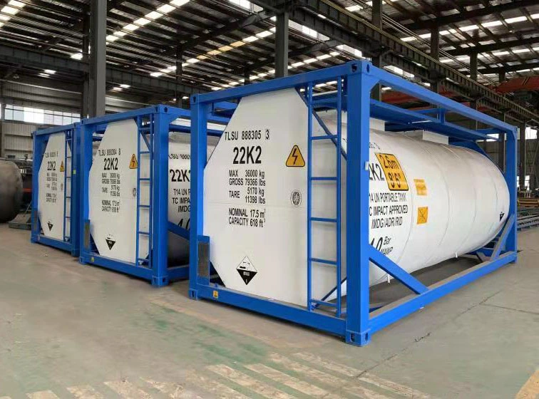 20-Foot Chemical Liquid Tank Container From a Factory in China