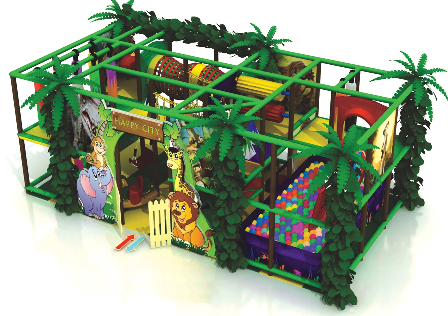 Große Abenteuer Soft Indoor Play Center Ausrüstung zum Verkauf