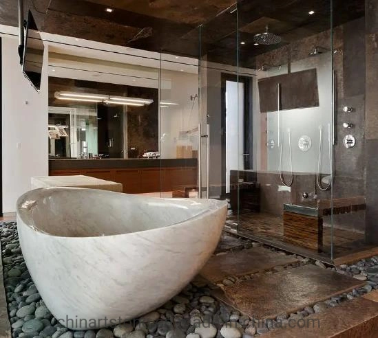 Nature Marble Stone Bathtub by Whole Block