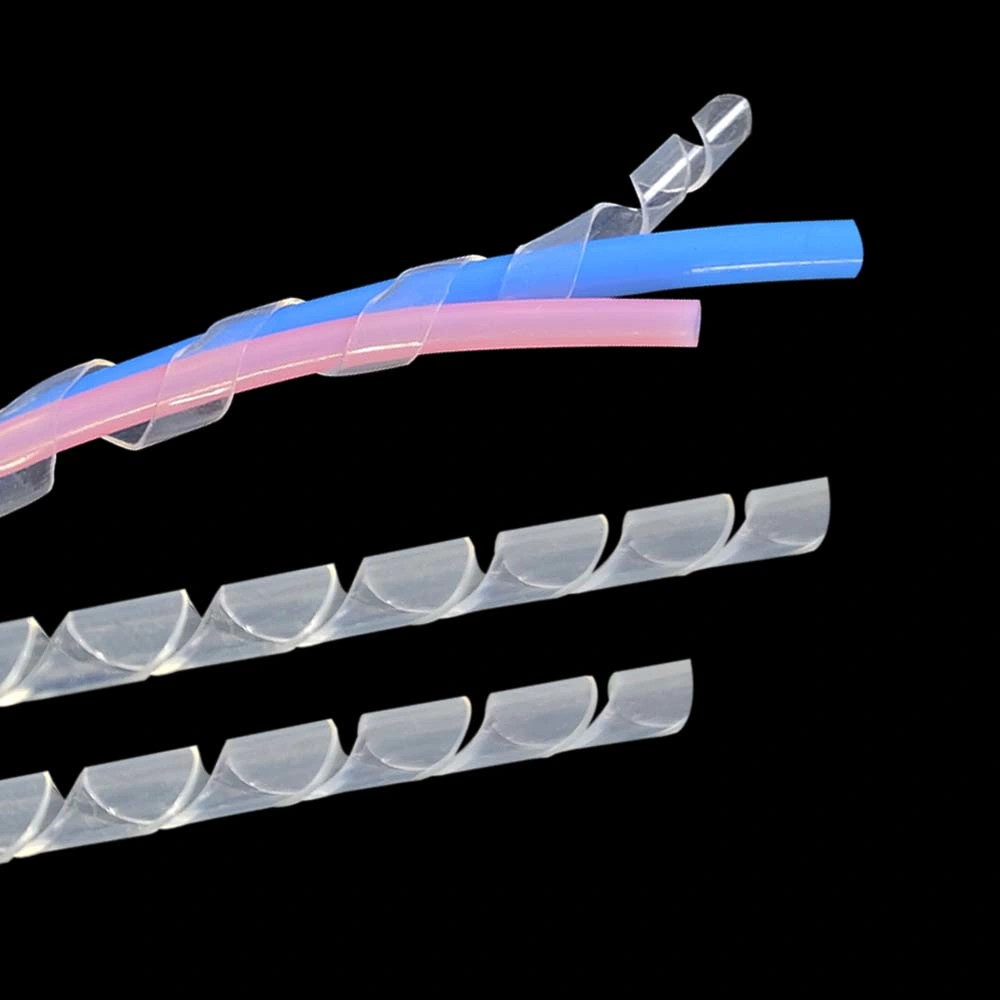 Câble Manches Spiral Wrap FEP Spiral Cutting Tube