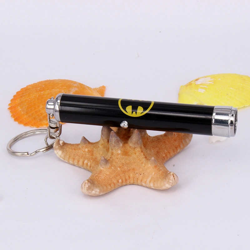 Personalized Design LED Torch Projector Logo Kids Toys LED Key Chain