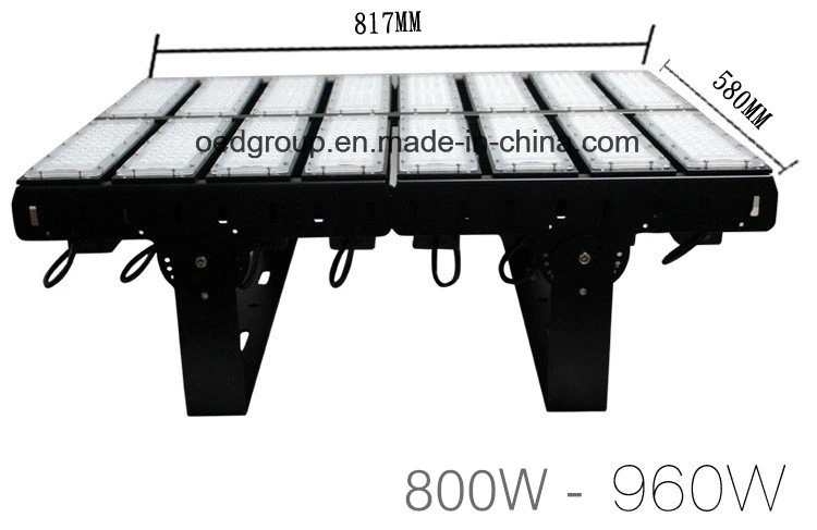 High Temperature Resistant SMD Module Sports Field Lighting 600W LED Flood Light