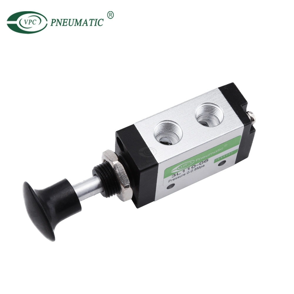 3L 4L Series 3 Port, 2 Position Pneumatic Hand Pull Valve