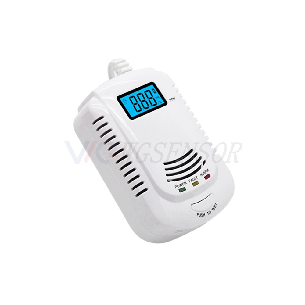 Human Voice LCD Display CH4 and Co 2 in 1 Gas Detector