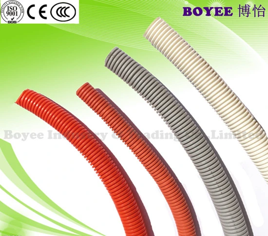 High quality/High cost performance  PVC Slotted Flexible Corrugated Electrical Conduit Pipe