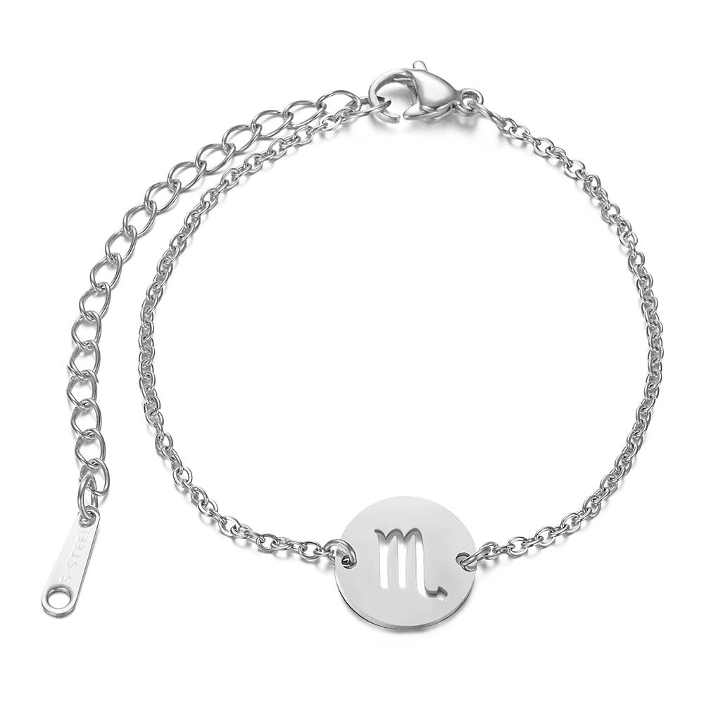 Pulsera de Bisutería personalizada fabricante de alta calidad impermeable barata grabado Charms Pulsera de acero inoxidable Bijoux Acier Inoxydable