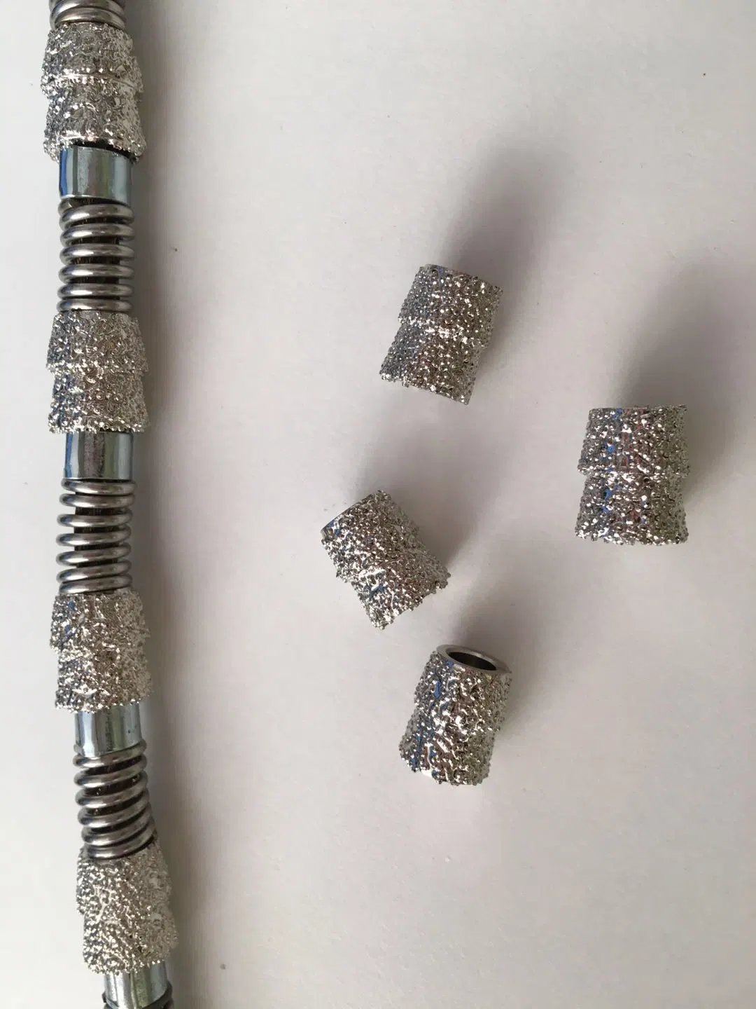 Fil diamanté Perles de brasure de dépression de scie