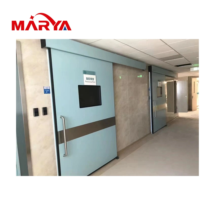 Marya Hospital Porta hermético deslizante, Sala de Operação Automática da Porta de Limpeza