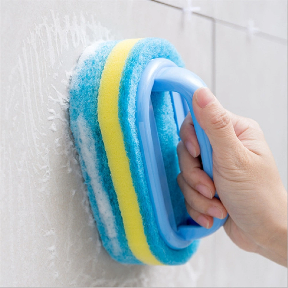 La esponja de limpieza Limpieza de cocina cepillo wc cuarto de baño de limpieza de pared de cristal de piso bañera Wbb18128 Cepillo