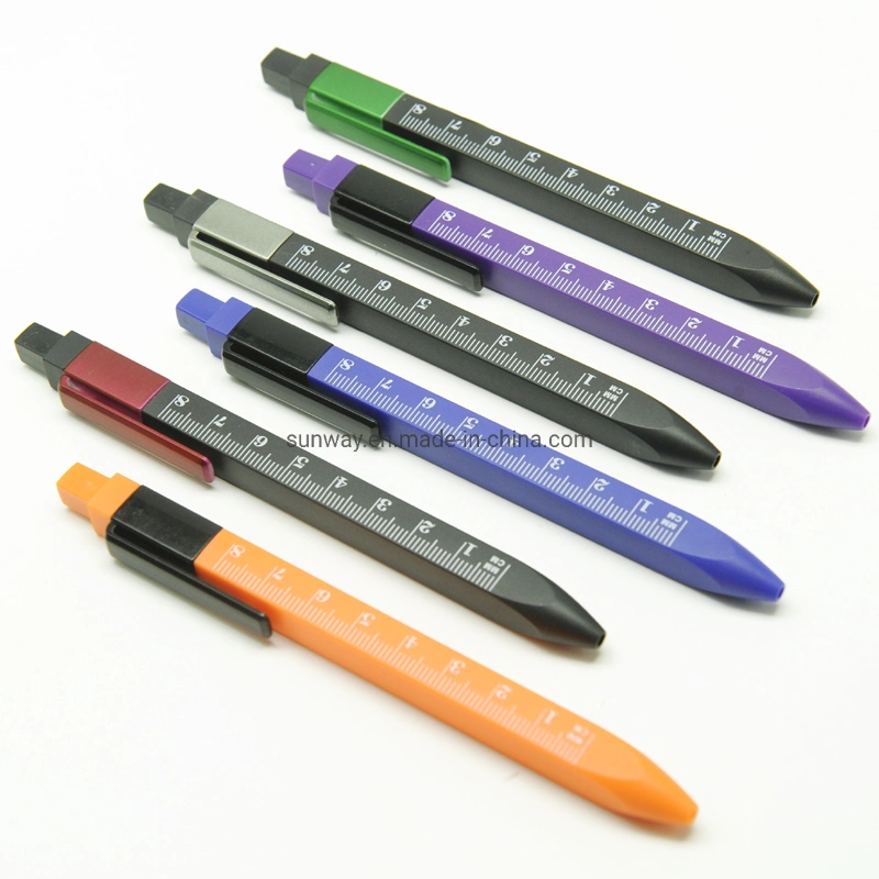 Office Supplier Wholesale/Supplier Cheap Adverting Logo Ruler Plastic Ball Point Pen