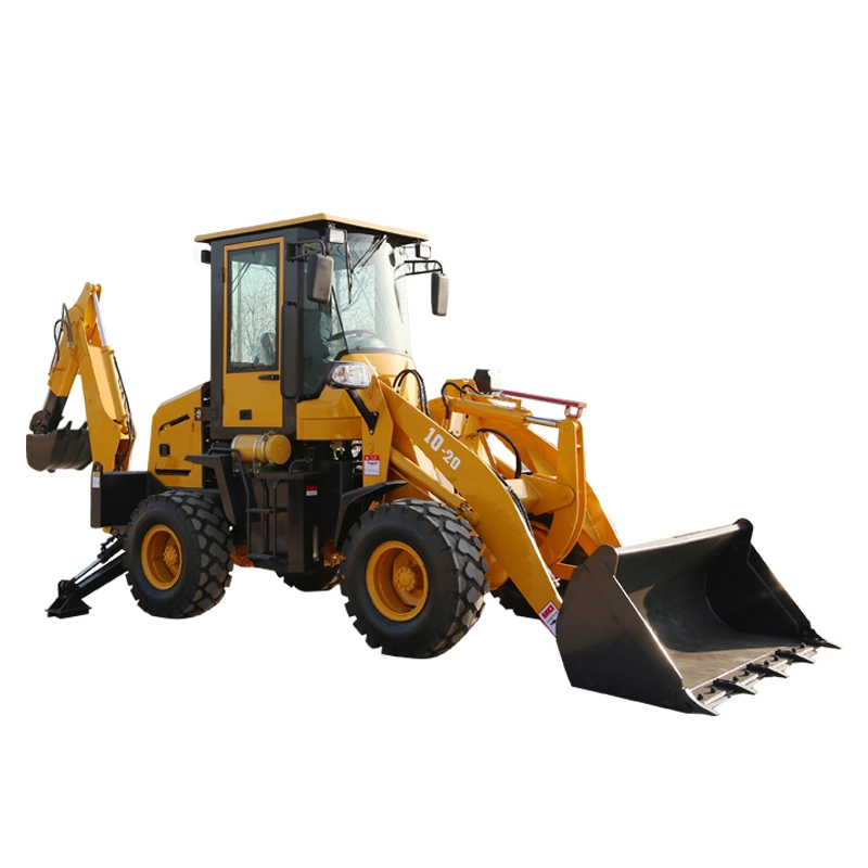 Snow Shovel, Forklift, Grab, Load, One Machine for Multi Function Mini Small Backhoe Loader Jdl10-20