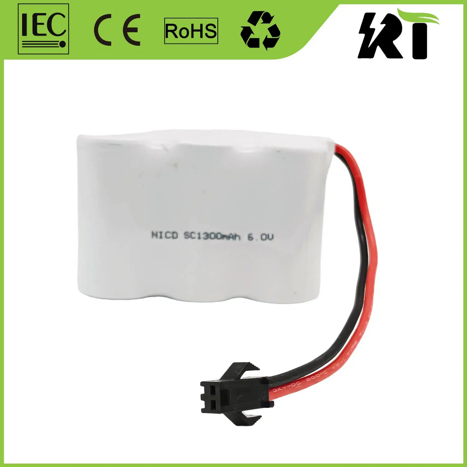 RT Nickel-Chrom-Akku 1,2V 3000mAh C Größe Ni-CD-Akku NiCd-Batterie