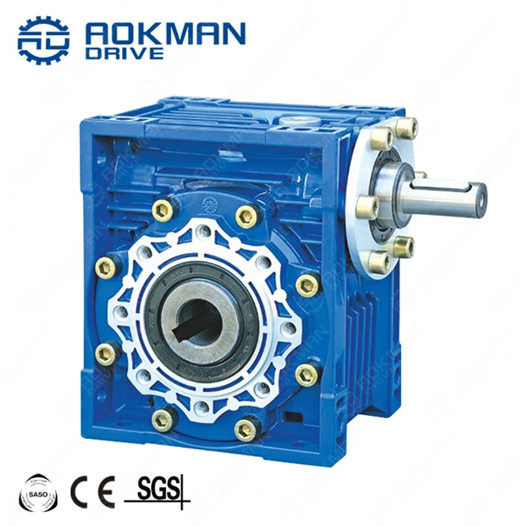 RV Series 1: 100 Ratio Speed Reducer Aluminum Alloy Foot Mounted Gear Motor Gearbox