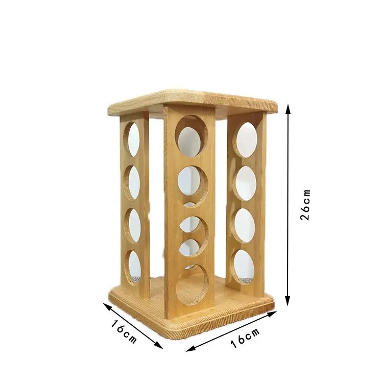 Drehbarer Spice Rack-Turm Mit 16 Glas, Spice-Regal, Arbeitsplatte Organizer für Küchengewürze