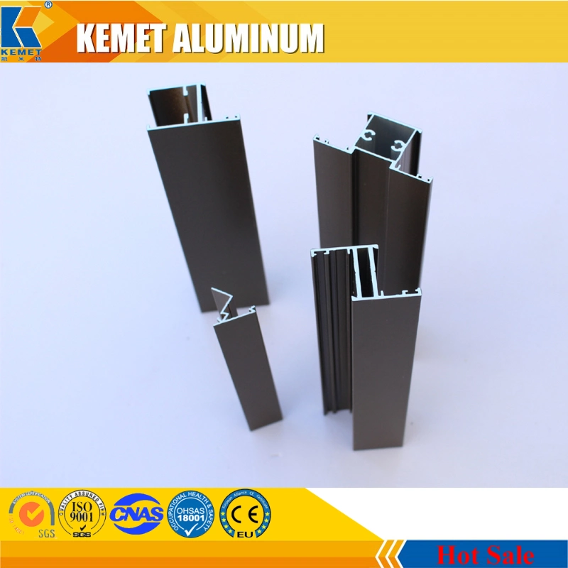 Powder Coating/Anodising Champagne 6063 Extruded Aluminum Frame for Window and Door