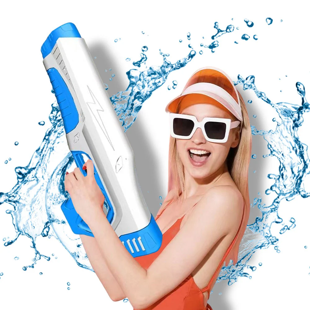 Pistola de agua automática Regalo de Verano plástico pistola de agua de bombeo automática Juegos pistola de agua eléctrica de juguete para niños adultos