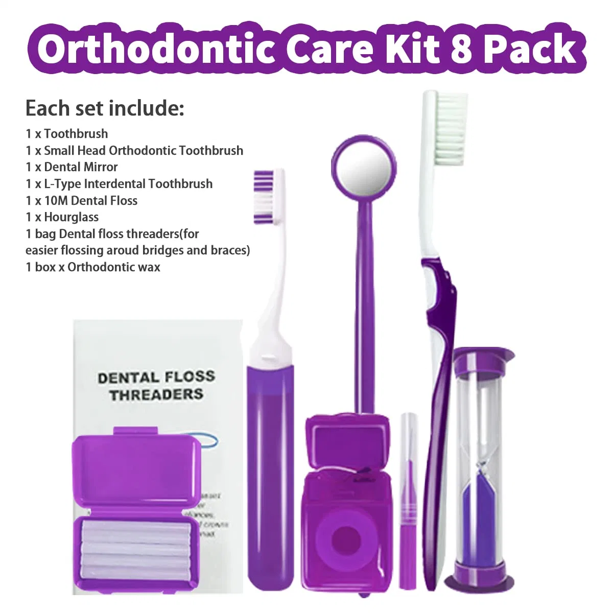 Profissional Hot Sell dentes Oral Cleaning Care Box uso doméstico Kit de limpeza