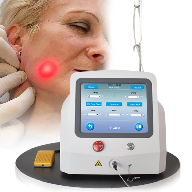 Triangelmed 980nm 1470nm Skin Tightening Endolaser Laser Facial Lifting Machine