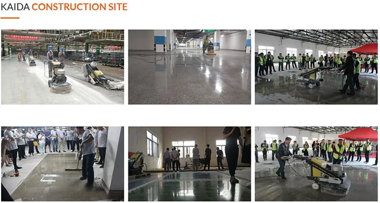 700mm 12 Disc Floor Polishing Concrete Grinder with Vacuum Cleaner