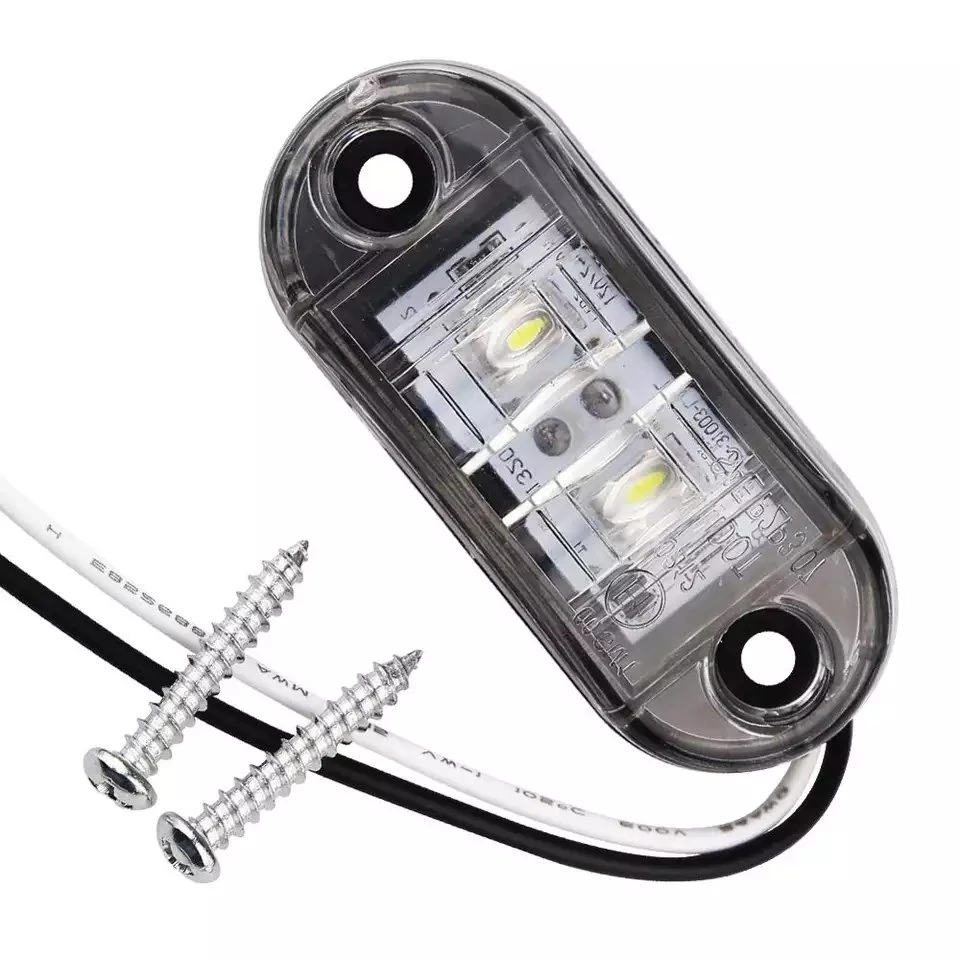 Les couleurs de bonbons 2,6 pouces marqueur côté extérieur de la lampe témoin de remorque de camion Van voitures lumière LED clignotants 12V 24V