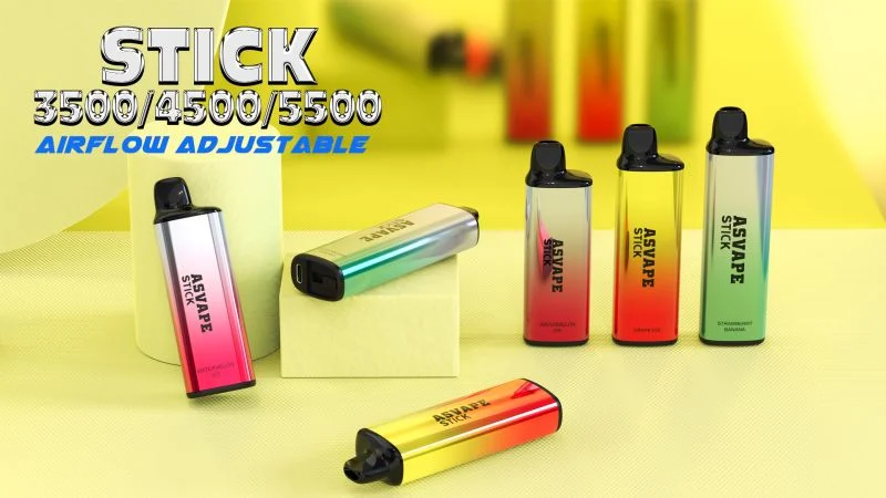 2023 Nueva llegada Asvape Stick 5500 Puffs Vape desechable Ecig al por mayor