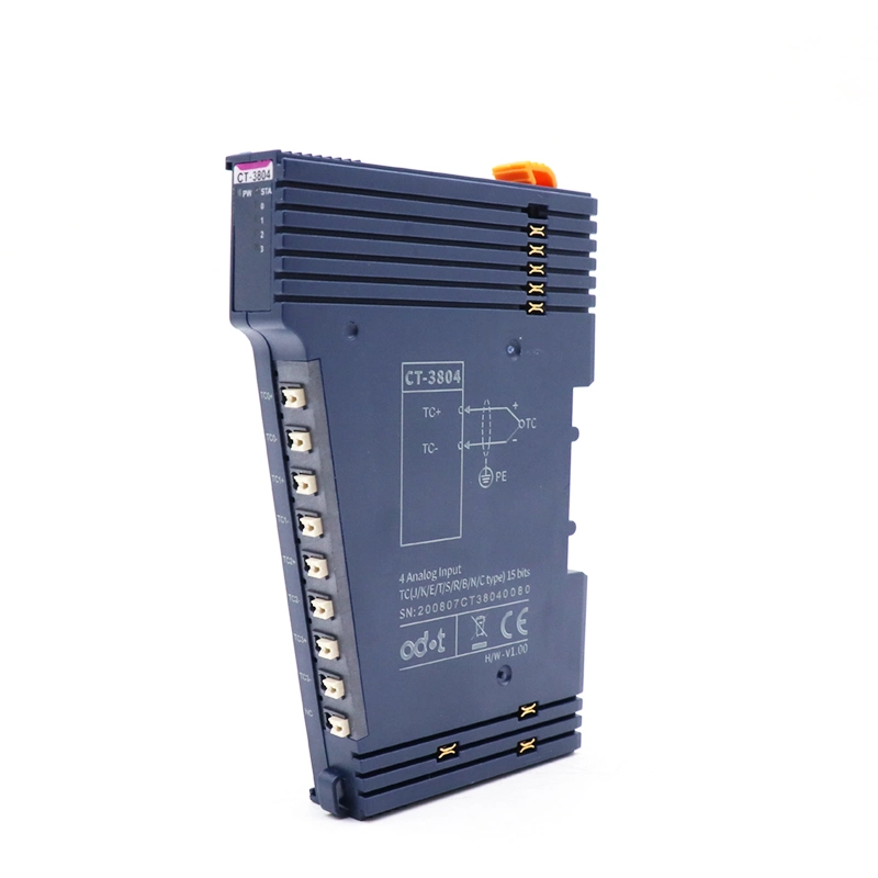 Analog Input Io Module for Automation Machinery Remote Control 4 Channels, Thermocouple (J type, K type, E type, T type, Stype, R type, B type, N type, C type)