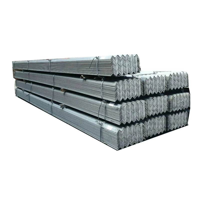 Barra angular de acero Precio de hierro laminado en caliente pliegue en frío igual MS de perfil de ángulo de acero galvanizado de barra de ángulo plana desigual Peso Tamaño