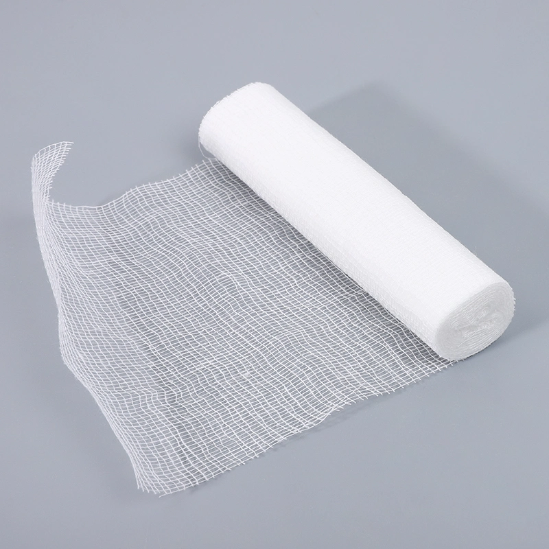 High Standard Dressing Medical Sterile Fabric Bandage Gauze Roll