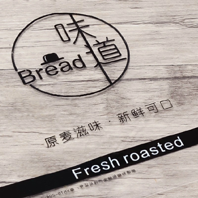 Food Grade Clear Bread Plastic Packing Bag for Bakery