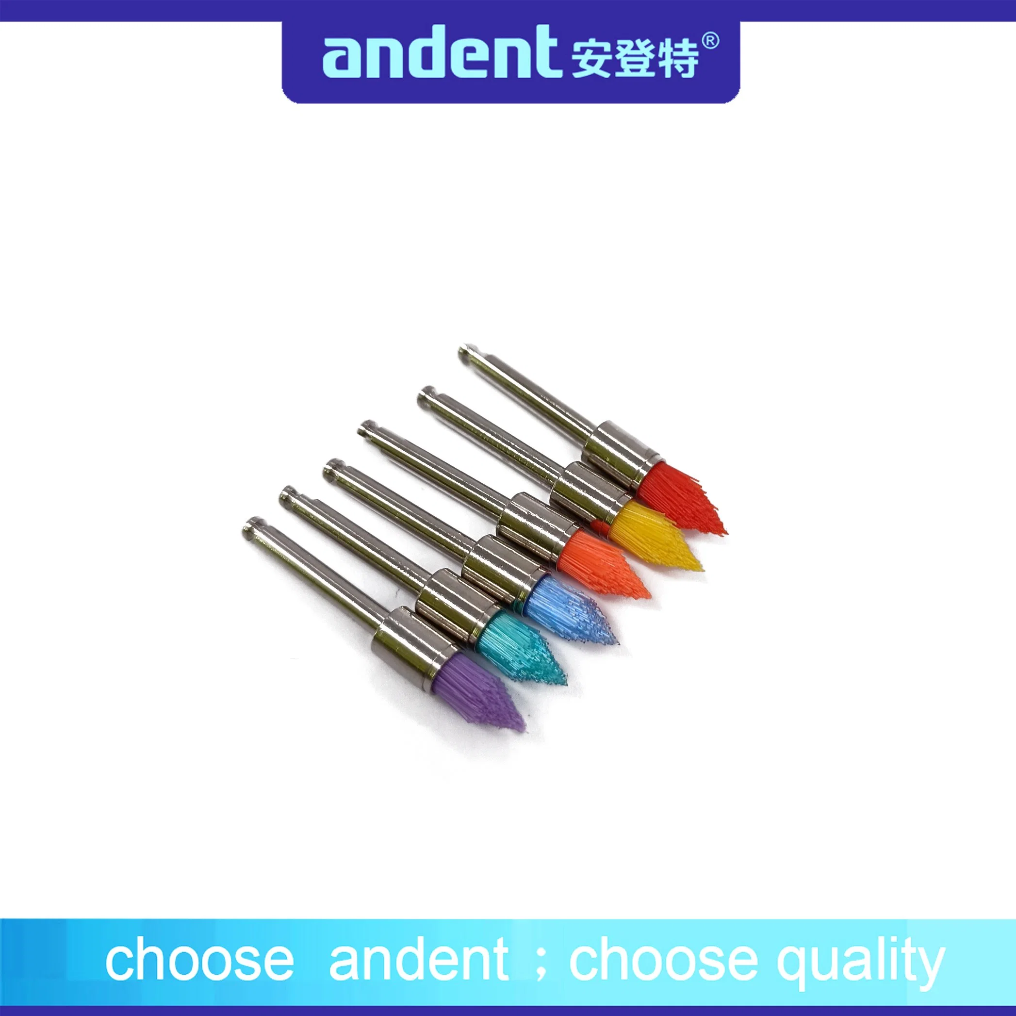 Dental Disposable Bristle Nylon Latch Screw Teeth Polishing Prophy Brush