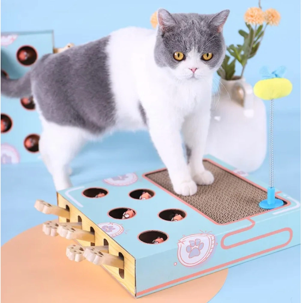 Papel ondulado Lovepaw Gato de riscos gato batida interativa gato do hamster Brinquedos de risco