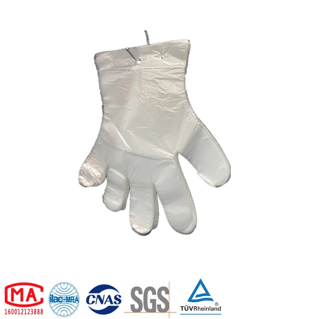 Disposable Glove Strap Perforated for Easy Hanging Household PE Gloves