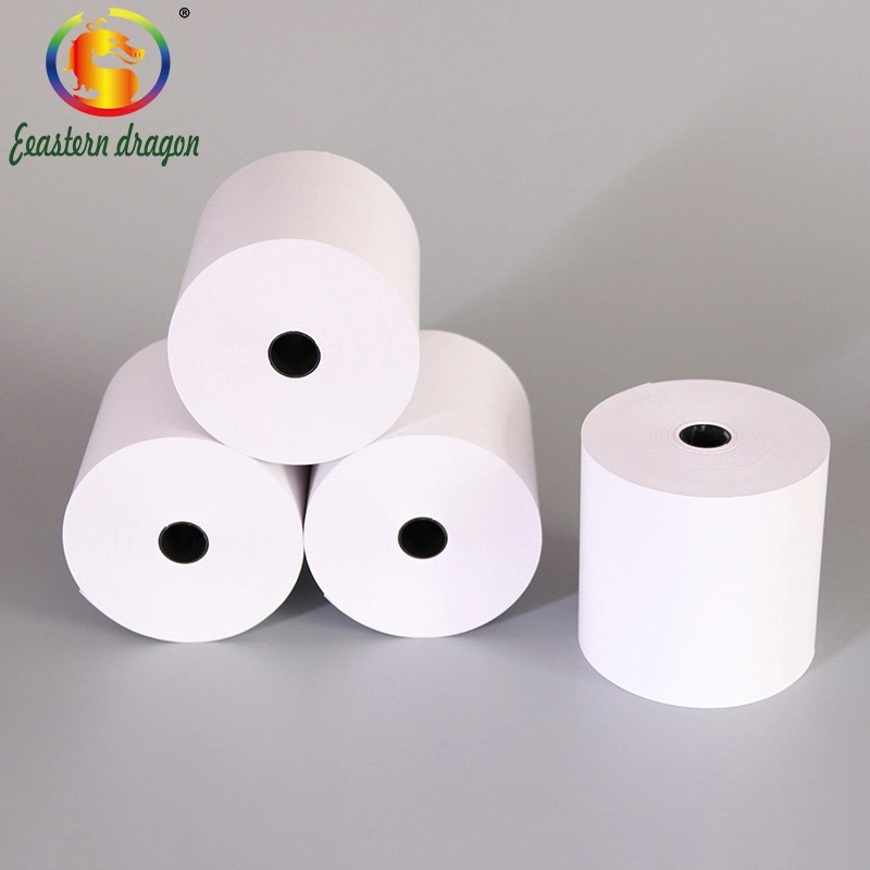 Three anti-thermal paper label 100*100 manufacturer customized sticker label