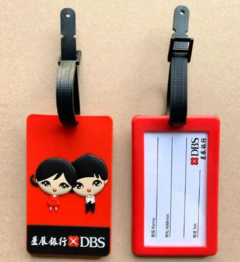 3D Souvenir Silicon Luggage Name Tags