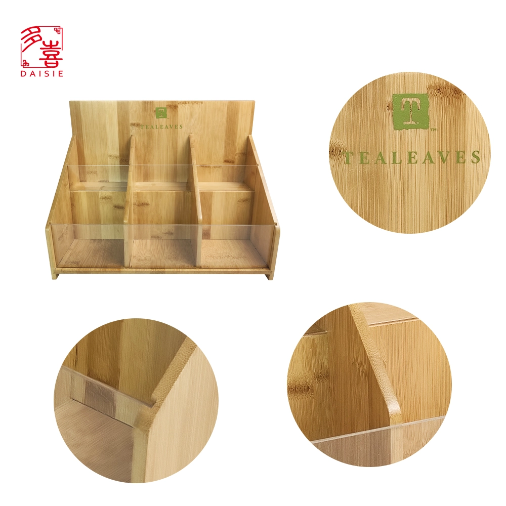 High quality/High cost performance  Wooden Display Rack for Tea Products Gift Packaging