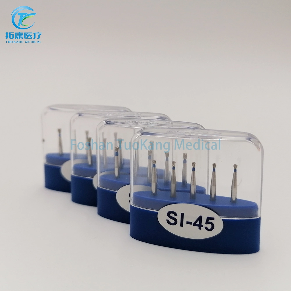 La perforación Dental dental de material de perforación de alta velocidad rebabas suministro médico dental 5pcs/Pack serie IS